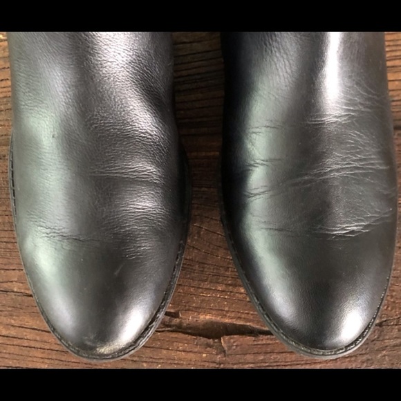 Sam Edelman Penny Black Leather Tall Riding Boots - Picture 17 of 17